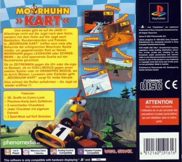 Moorhuhn Kart (GE) box cover back